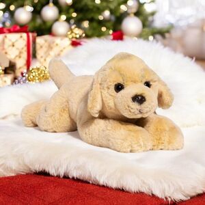 NEW F.A.O. Schwarz Labrador Puppy Plush 15” Stuffed Dog NWT